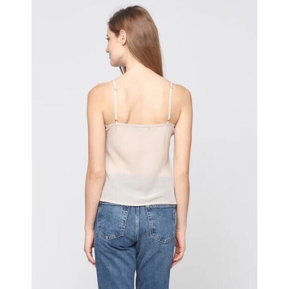 Maven West Cami NWT Nude Camisole Tank Top Adjustable Straps Womens Size L - Picture 3 of 10